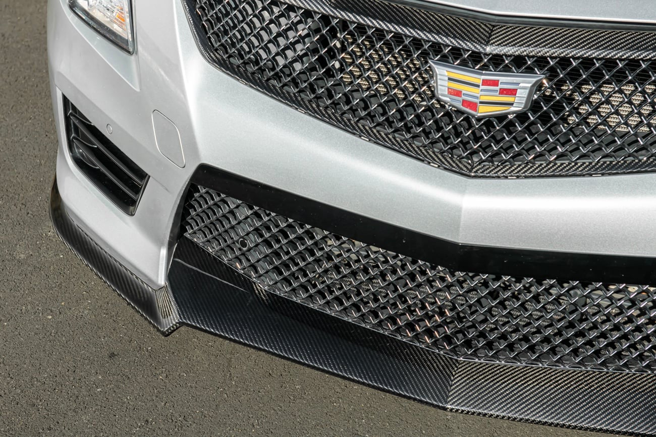 2016-2019 CADILLAC ATS-V - CARBON FIBER “OEM STYLE” FRONT LIP SPLITTER GROUND EFFECTS